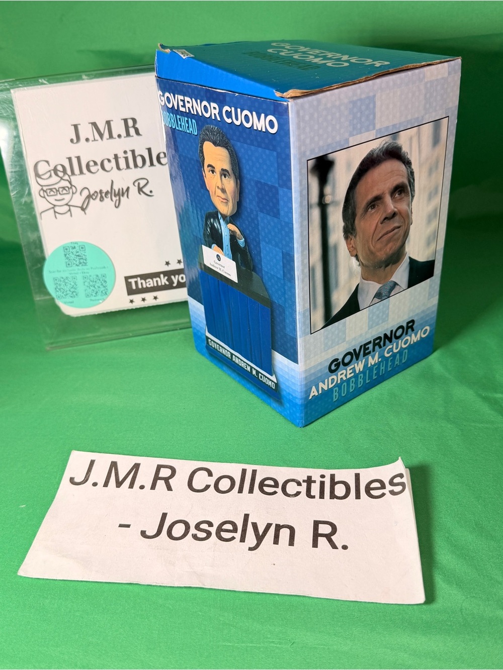 Andrew Cuomo NY Gov Pandemic Press Conference L.E. Bobble Head